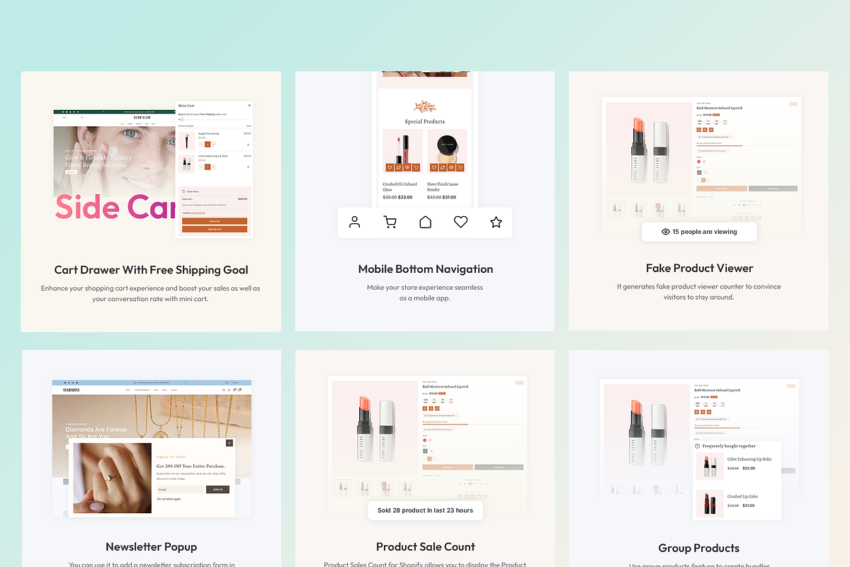 Beauty and Cosmetic Shopify Theme, a Shopify Template by LogicGo Shopify Experts (Photo 5 of 7)