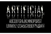 The Silver Alphabet, a Graphic by Aromeo (Thumbnail 3 of 4)