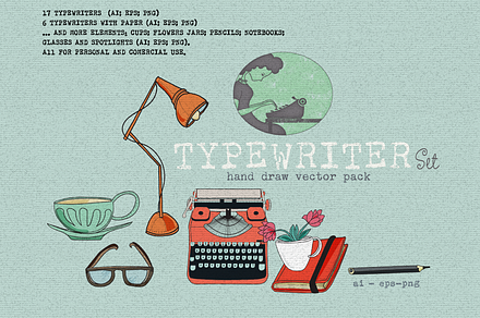TYPEWRITER SET