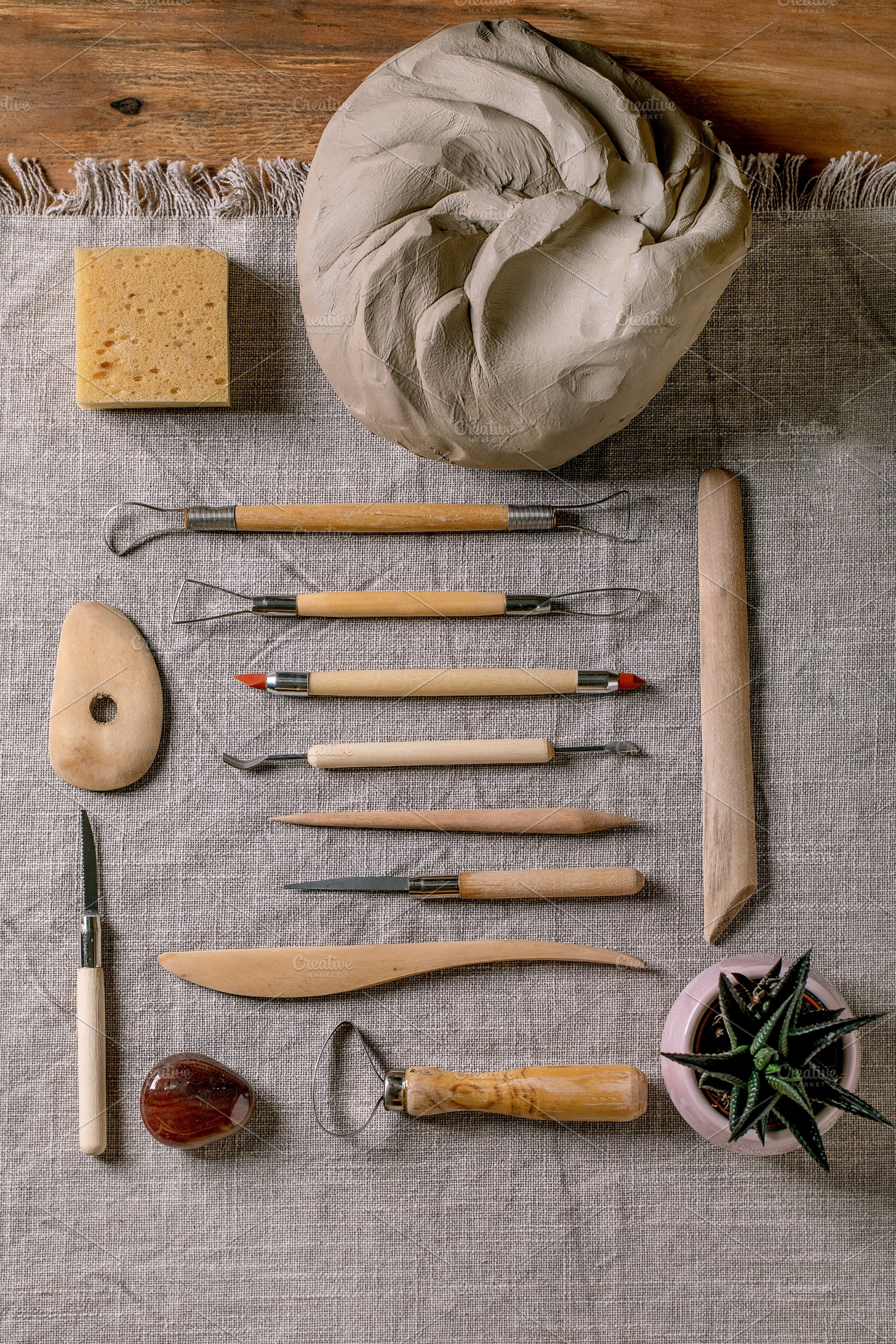 Set for pottery hobby, a School & Education Photo by Natasha Breen