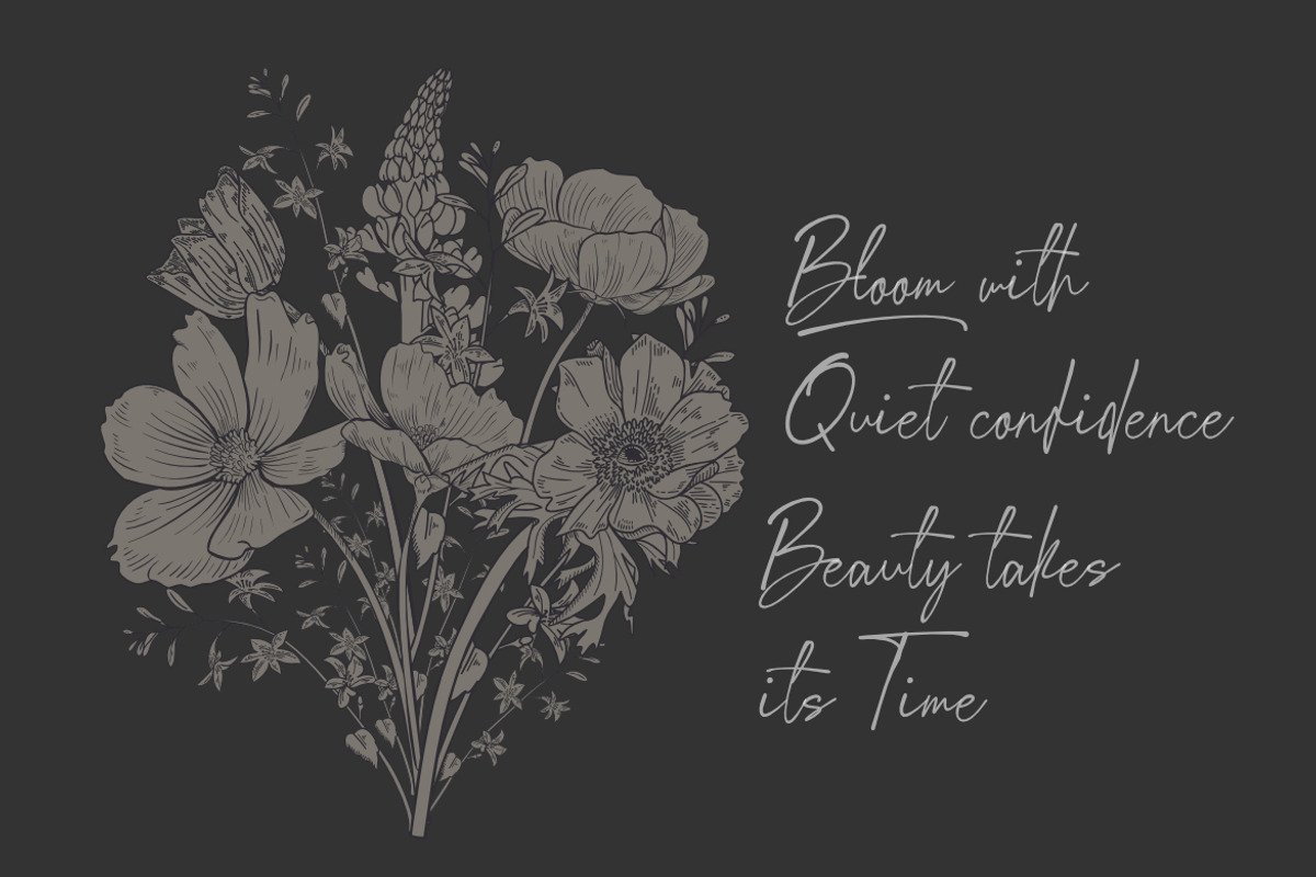 Wiptrik Hether – Natural Script Font, a Script Font by Bayuktx (Photo 3 of 8)