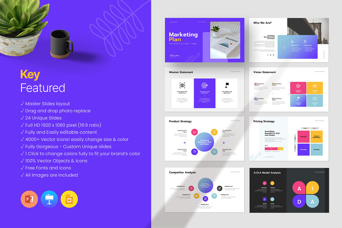 Marketing Plan_ PowerPoint, a Marketing Template by Work_Stock (Photo 2 of 7)