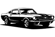 Classic Muscle Car SVG Bundle, an Object Graphic by Creativeshirt (Thumbnail 5 of 13)