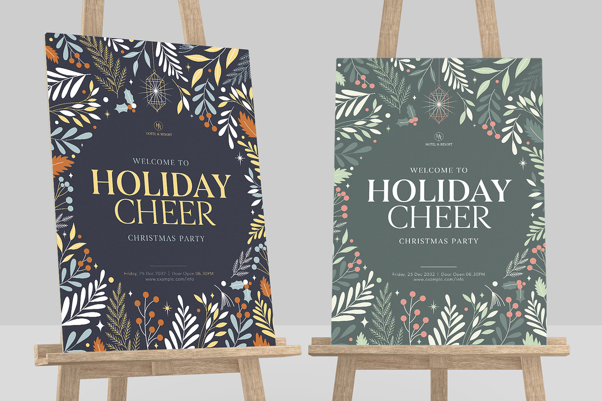 Christmas Poster Template, a Poster Template by BrandPacks (Photo 1 of 5)