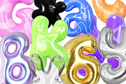3D Bubble Type | Letters and Numbers, a Graphic by LarysaZabrotskaya (Thumbnail 9 of 23)