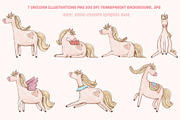 Fantasy Unicorn Collection, a Decorative Illustration by Artalia (Thumbnail 2 of 6)