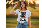 Coffee And Chaos Retro Cup SVG, a Food Illustration by Annudesign (Thumbnail 1 of 6)