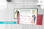 Anniversary Ticket Canva Templates, a Card Template by Snapybiz (Thumbnail 1 of 10)