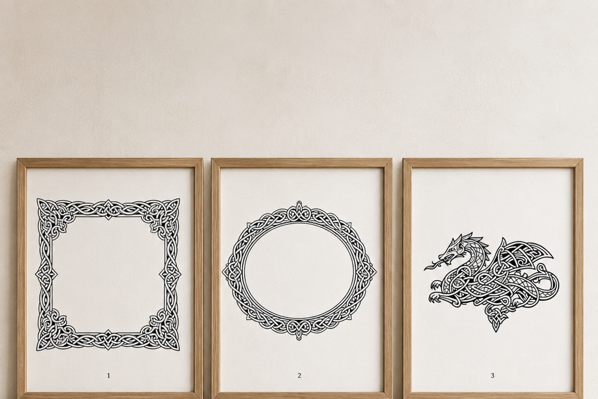 Celtic Designs frames, a Decorative Illustration by HeavensStar (Photo 7 of 9)