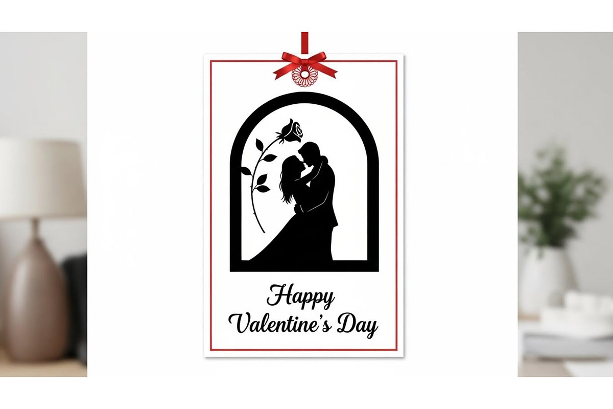 50 Valentine Day Silhouette Pack, an Illustration by Designs_River (Photo 20 of 51)