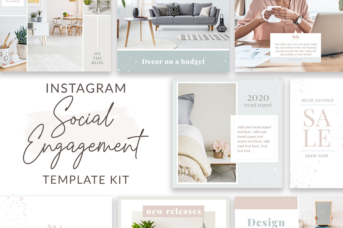 Instagram Templates for Canva, a Social Media Template by Sweet Little Muse (Photo 1 of 5)