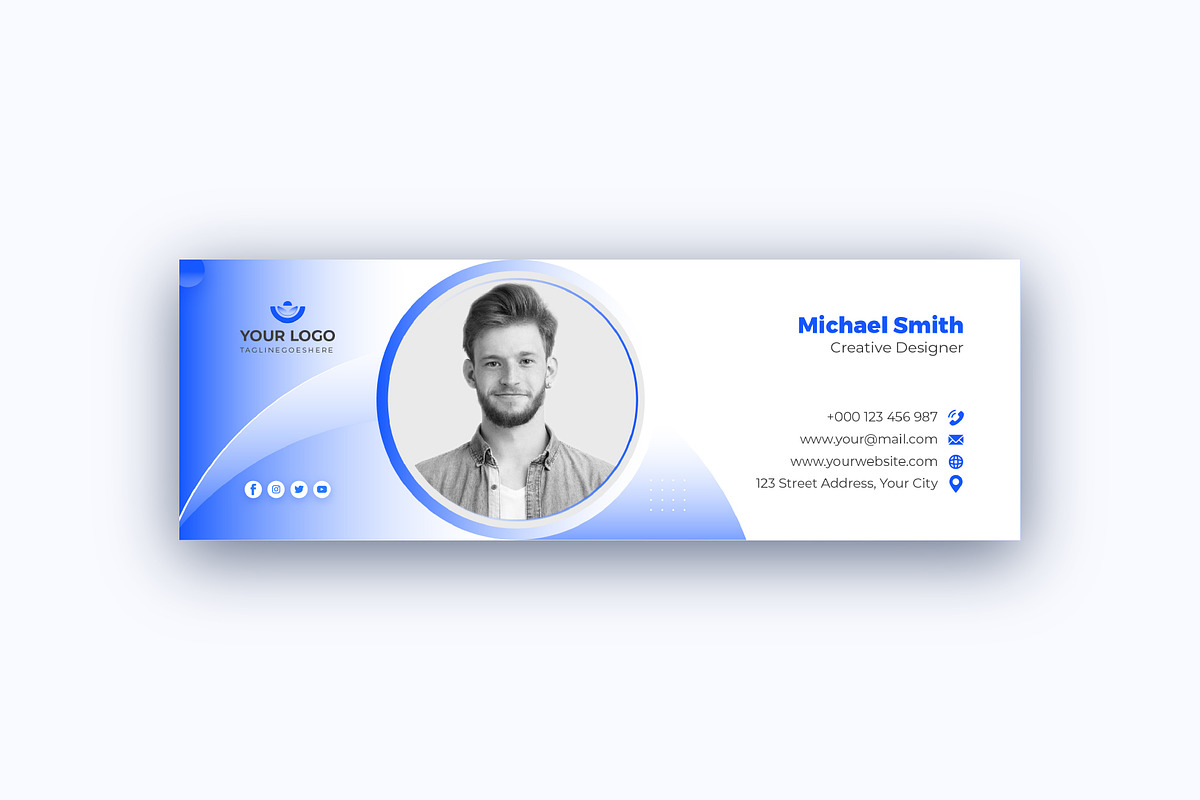 Email Signature Template, an Email Template by Mk_Studio (Photo 7 of 7)