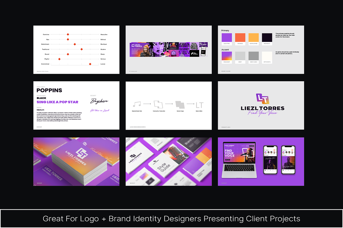 Logo Identity Presentation Template, a Presentation Template by Jeremy Mura (Photo 3 of 6)