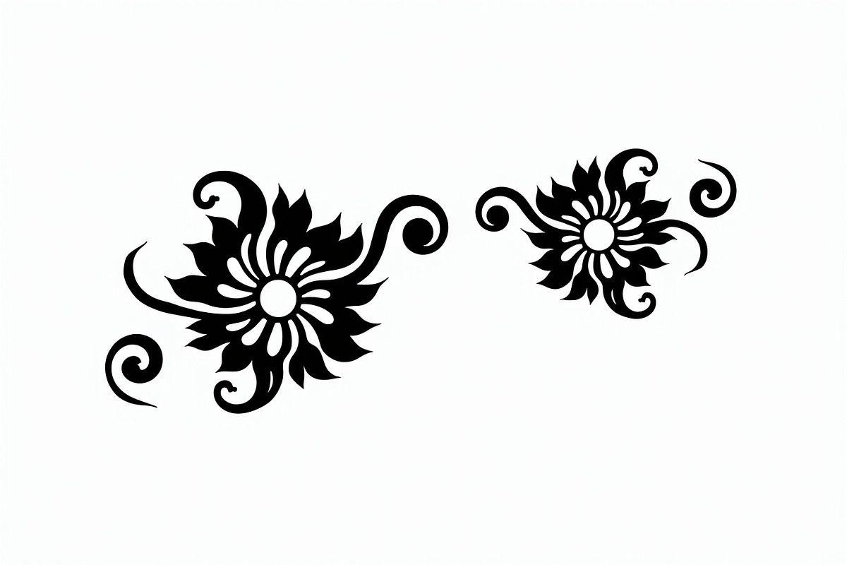 Elegant flower decorative design, an Illustration by Amazin_art (Photo 8 of 21)