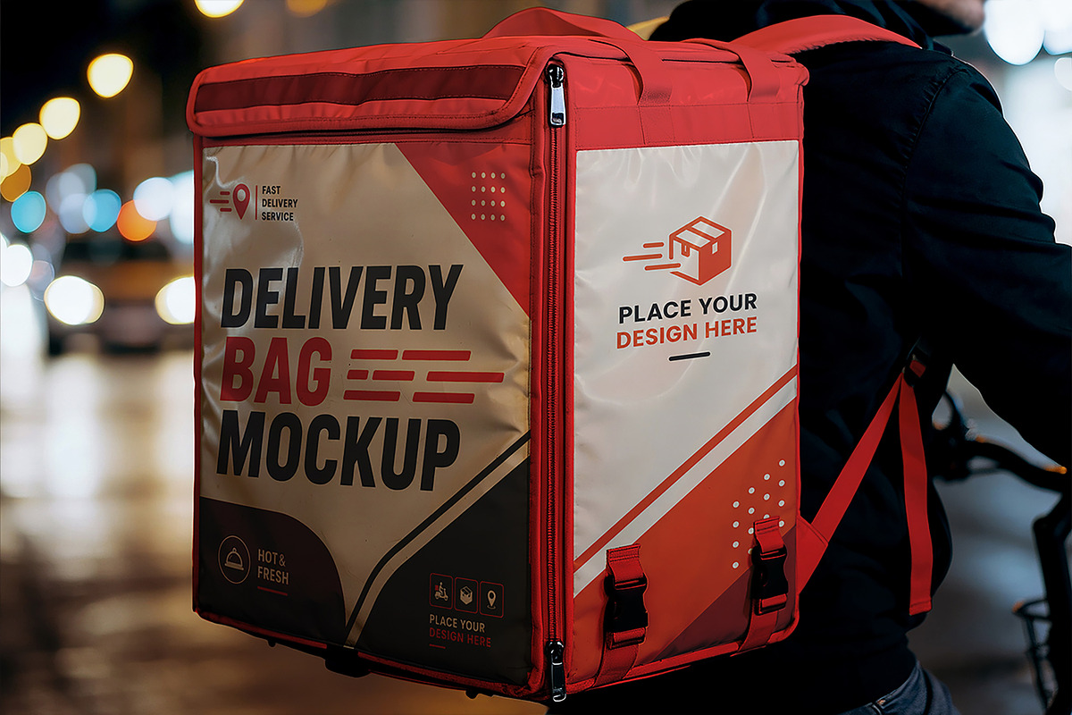Delivery Bag Mockup, a Packaging Mockup by Pitchlook.Studio (Photo 3 of 4)