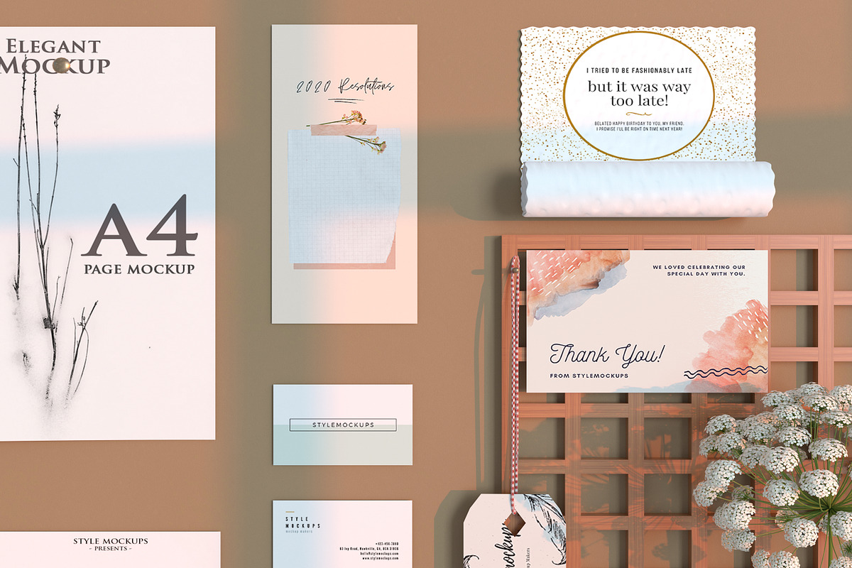 Minimal Moodboard Scene Creator, a Product Mockup by StyleMockups (Photo 8 of 8)