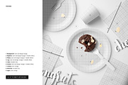 Paper Tableware Set Mockup, a Merchandise Mockup by creatsy5 (Thumbnail 2 of 5)