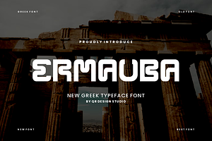 Ermauba - Greek Typeface Font