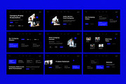 Black Company Profile Google Slide, a Presentation Template by graphicook (Thumbnail 2 of 5)