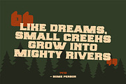 Lost Creek, a Serif Font by Dead Moose Studio (Thumbnail 5 of 11)