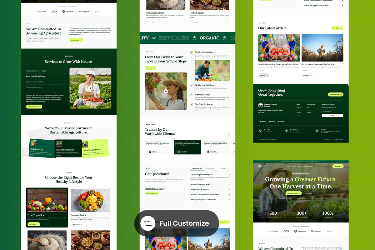 GreenHarvest - Agriculture preview 3