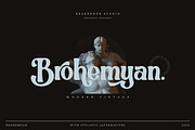 Brohemyan - Modern Vintage Serif, a Serif Font by Krakenbox Studio (Thumbnail 1 of 16)