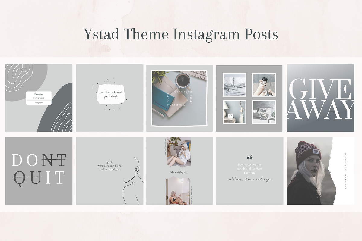 Instagram Bundle - Canva Templates, a Social Media Template by ...