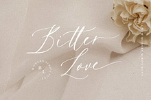 Bitter Love - Modern Calligraphy