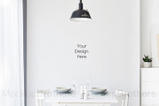 Dining room mockup mock up 23, a Print Template by MockUpBrothers (Thumbnail 4 of 5)