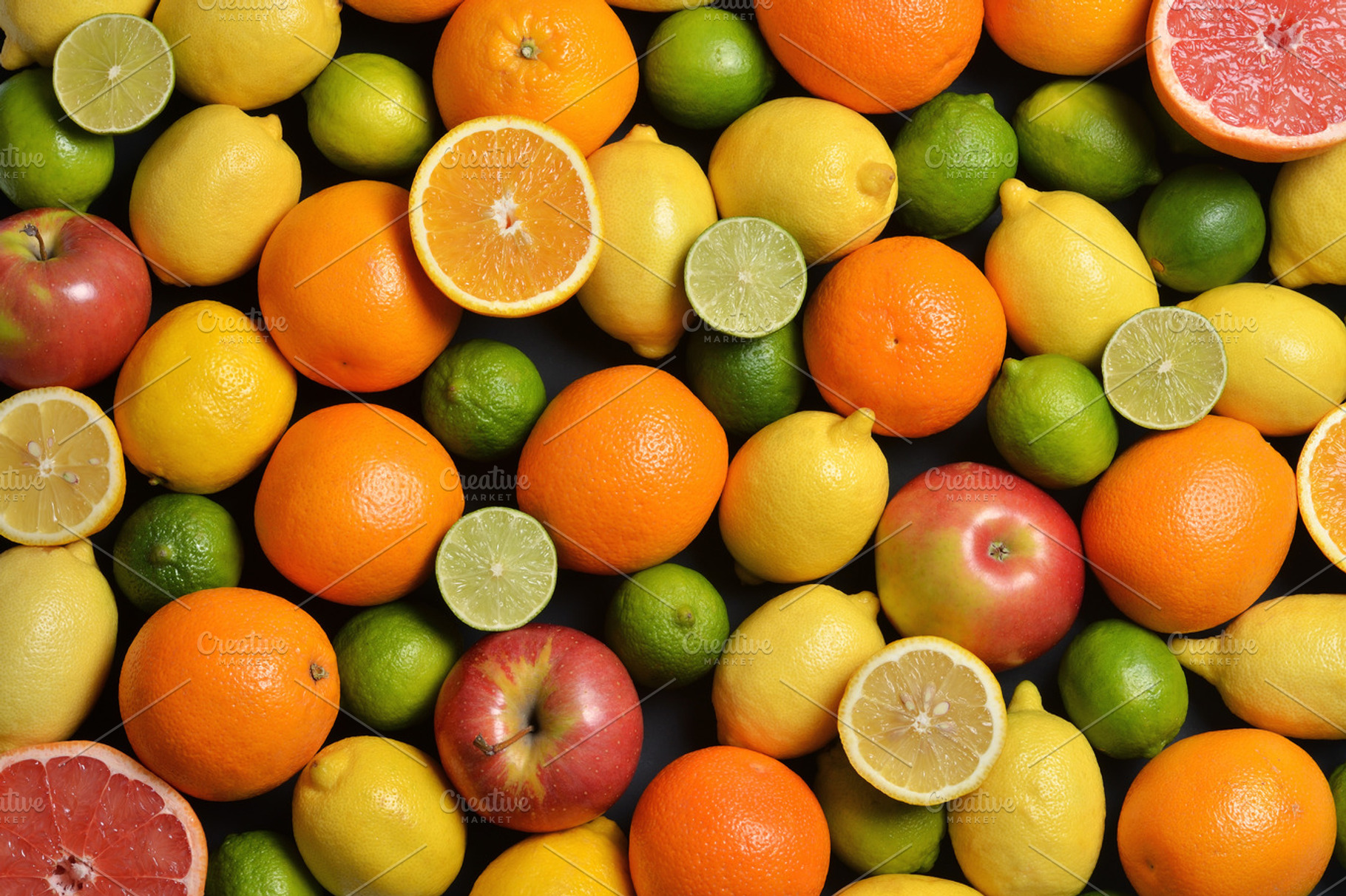 Fresh citrus fruits featuring fruit, food, and eating, a Food & Drink Photo by Food Stock