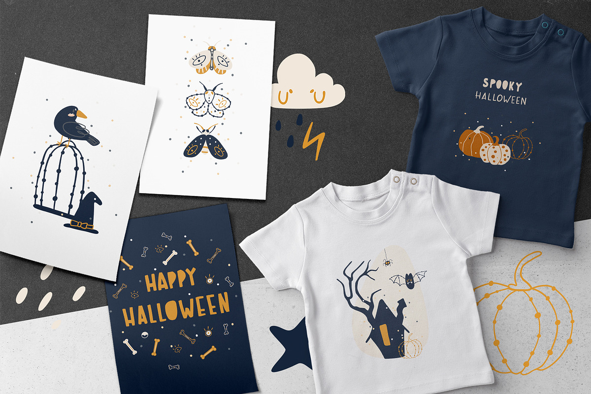 Mystery Halloween clipart collection, an Illustration by Kate Art (Photo 9 of 10)