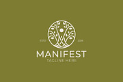 Manifest Abstract Tree Logo Design, a Branding & Logo Template by Signatoro (Thumbnail 3 of 3)