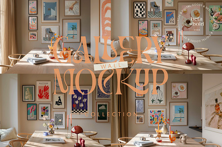 Frame Mockup Gallery Wall Collection