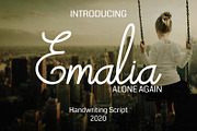 Emalia | Handwritten Script Font, a Script Font by JprintStudio (Thumbnail 1 of 5)
