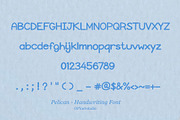 Pelican - Handwriting Rounded Font, a Font by OPY ArtStudio (Thumbnail 5 of 5)