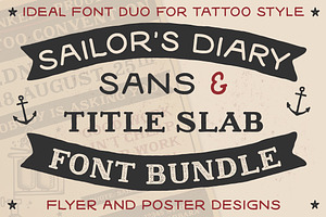 Wicked Tattoo Font Bundle