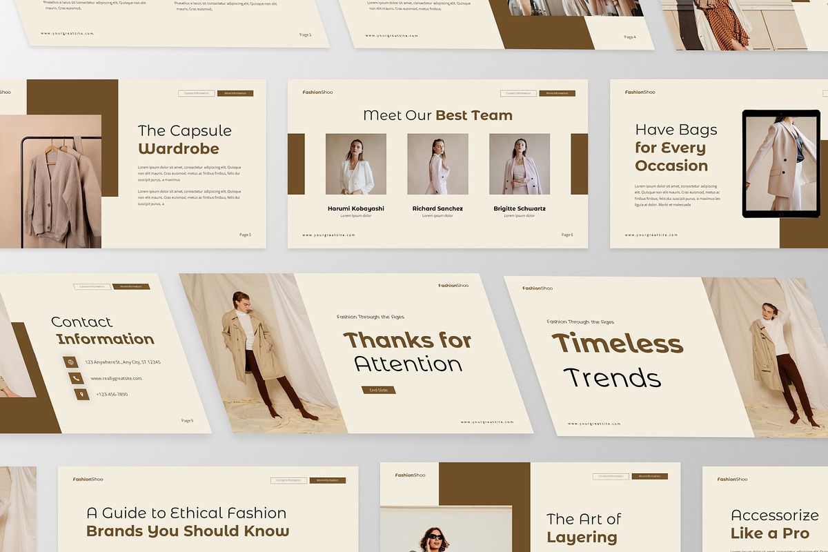 Minimalist Fashion Google Slide Temp, a Presentation Template by MtvtdArt (Photo 3 of 6)