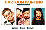 Cartoon Painting Effect, an Action Add-On by U_Design (Thumbnail 1 of 8)