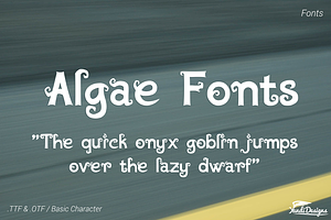 Algae Fonts - Fantasy