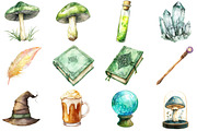 Magic School PNG Clipart Wizard, an Illustration by DreamCafeArt (Thumbnail 5 of 8)