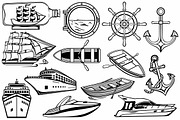 Water transport, an Object Graphic by LineworkStock (Thumbnail 1 of 3)
