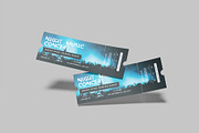 High Quality Ticket Mockup, a Print Template by lamorastudio (Thumbnail 5 of 11)