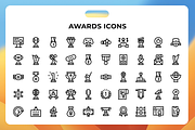 Awards Icons, a Duotone Icon by Wencory (Thumbnail 1 of 2)