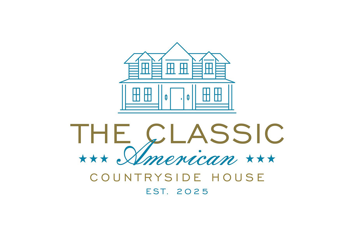 Vintage Classic American House Logo