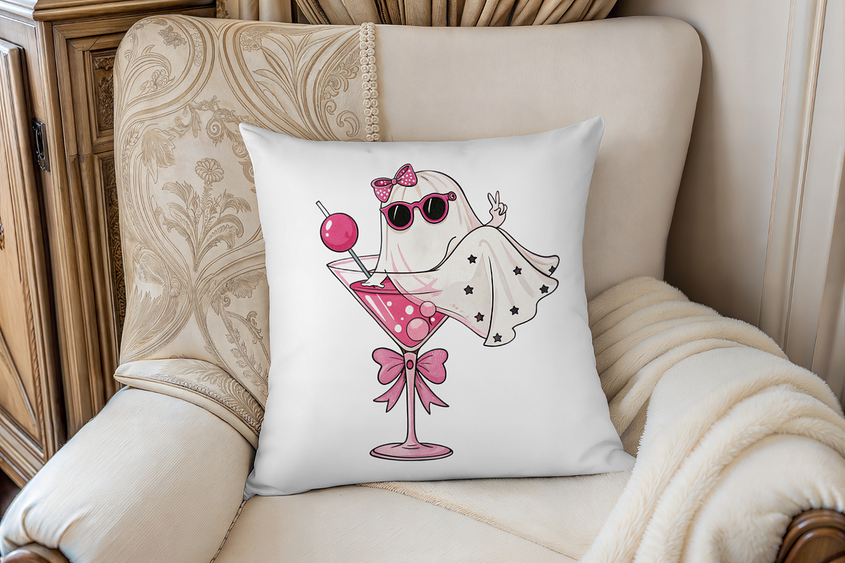 Retro Groovy Ghost Clipart, a Decorative Illustration by MockupWizard (Photo 4 of 4)
