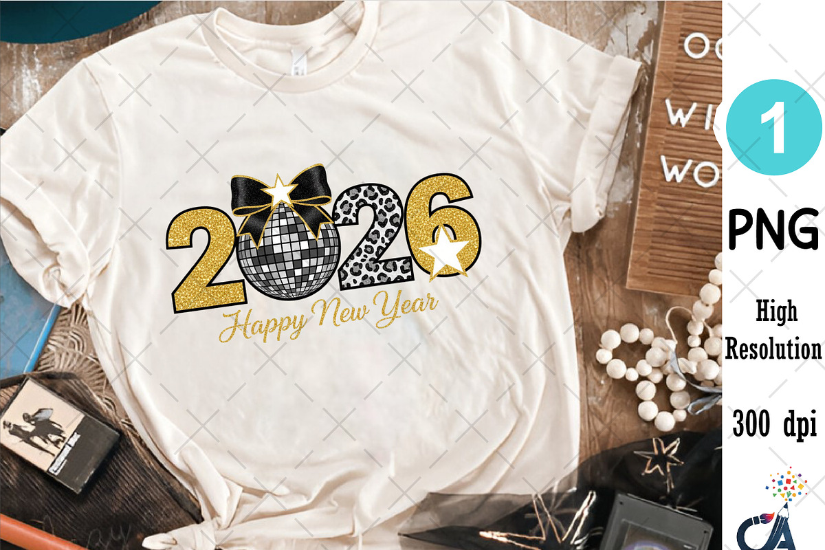 Happy New Year 2026 PNG, an Illustration by Creative Art (Photo 2 of 6)