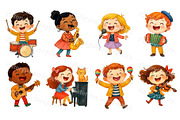 Kids music Children activities set, a Person Illustration by Bubert Art (Thumbnail 1 of 4)