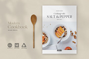 Cook- and Recipebook / Canva + Indd, a Brochure Template by Imagination Area (Thumbnail 1 of 23)