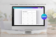 Canva Birthday Planner, a Stationery Template by DesignDevisers (Thumbnail 8 of 9)
