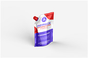 Doypack with Spout on Side Mockup, a Packaging Mockup by Illusiongraphic (Thumbnail 12 of 25)